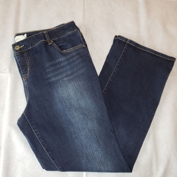 Torrid relaxed bootcut dark wash denim